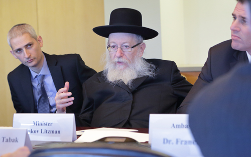 MK Rabbi Yacov LItznan speaking