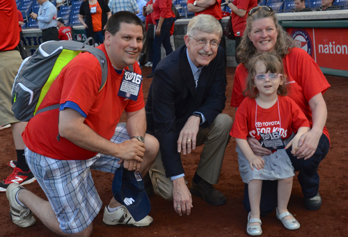 The Carrolls and Dr. Francis Collins