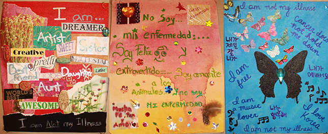 I am not my illness artwork by Clinical Center patients