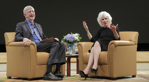 Diane Rehm visiting the NIH for the J. Edward Rall Cultural Lecture