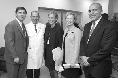 Governor Ehrlich visits Clinical Center