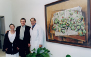 Inna Krymova, Dmitry Krymov, and Dr. John Gallin