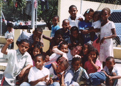 Photo of a group of children from the dominican republic