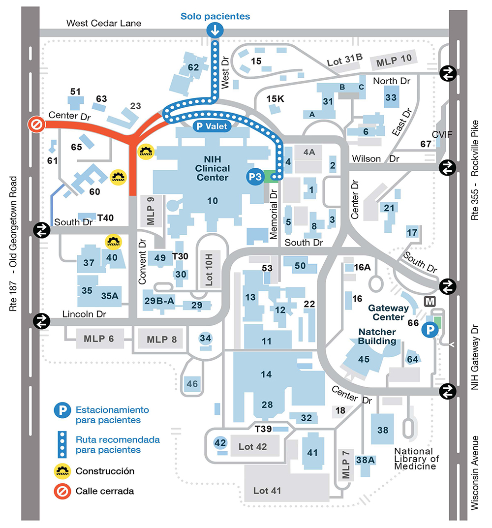 Mapa del campus