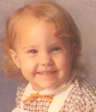 Melissa Tippins, Age 2.
