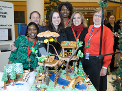 First place Gingerbread house winners