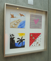 art tiles from patient project