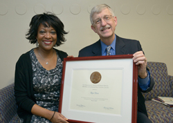 Dr. Francis S. Collins and Rita Dove
