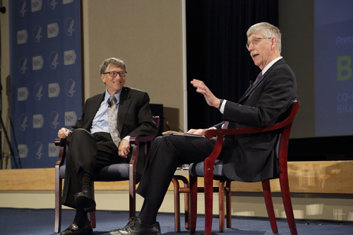 Dr. Francis S. Collins and Bill Gates