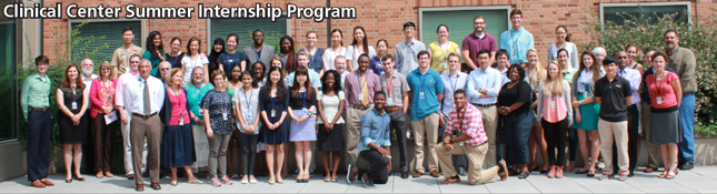 Clinical Center Summer Internship Program Students
