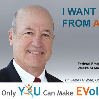photo of Dr. James Gilman, CEO of the NIH Clinical Center: I want to hear from you. Only you can make evolutions at NIH. Federal Employee Viewpoint Survey, weeks of May 8 — June 19, 2017