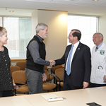 U.S. Department of Health and Human Services Secretary Alex Azar meets with patients, doctors at NIH