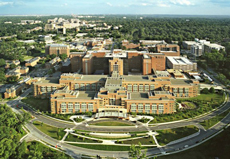 Aerial view of CRC at NIH
