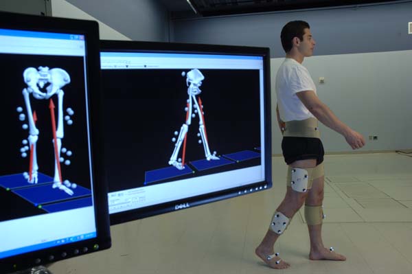 Example of technology used at the Clinical Movement Analysis Laboratory